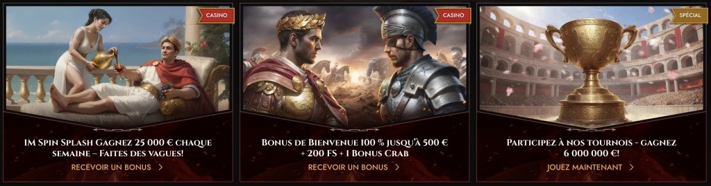 Bonus et promotions que Legiano